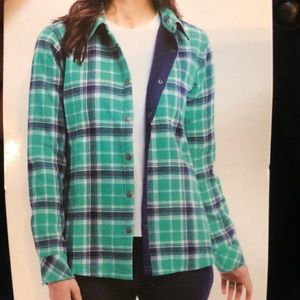Fleece lined shirt jacket
